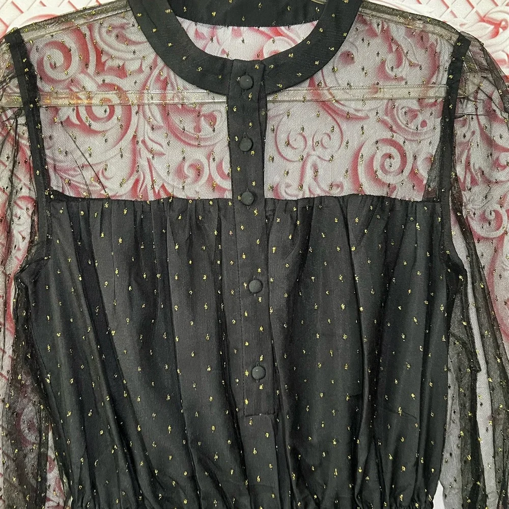 NWOT Size 4 Adam Lippes Collective Point Desprit Dress - Picture 9 of 10